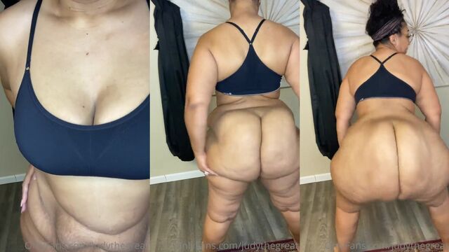 Ebony BBW gets her juicy and thick ass fucked hard