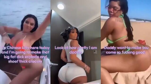 A goon gets encouraged by the sexy Femdom to cum immediately