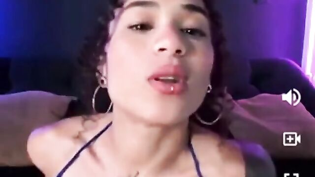 A white goddess humiliated and dominated her foreign nigger in a solo scene