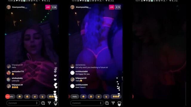 IG model flaunts juicy booty, gets wild in LA studio