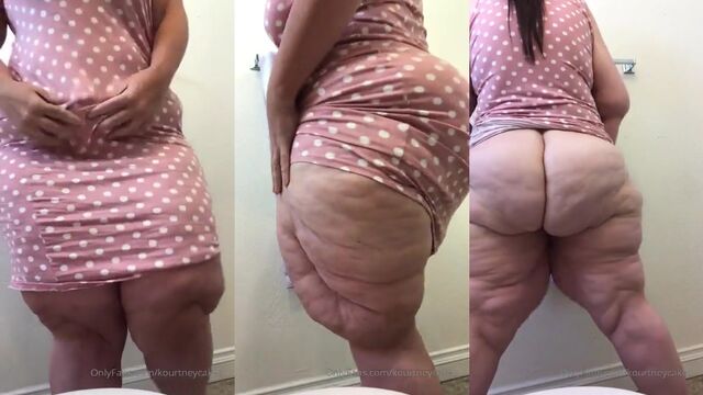 Bbw Carito shows her big ass and how she shakes it with pleasure