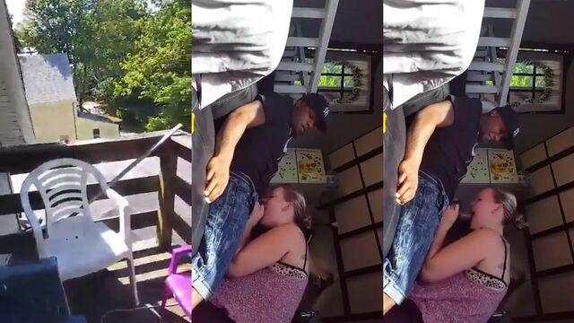 Homeless granny gets her throat fucked and gets a gumjob