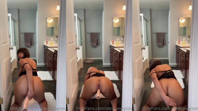 Alessia’s huge tits and sexy ass make her the best Whore