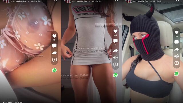 Comedian Fatalmodel walks in on someone in a private moment