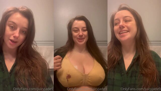 A juicy and busty Latina has sex at home without a condom