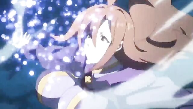 Hentai compilation of Konosuba characters in slutty costumes