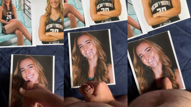 Sabrina Ionescu’s NYC tribute with a famous basketball move