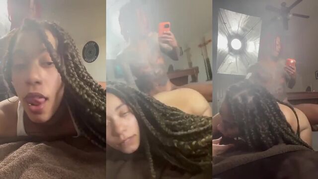 Lightskin thot getting dicked by BBC in missionary