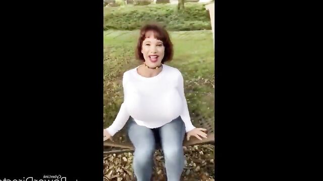 Busty bimbo BrittanyElizabeth gets her fake tits filled with cum