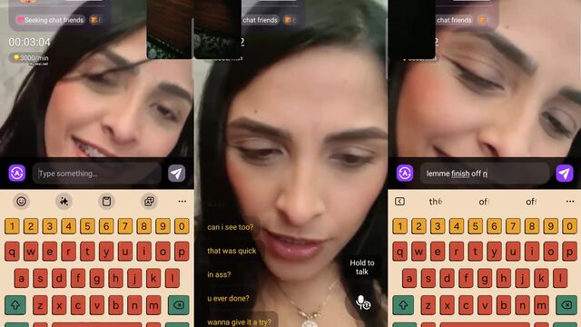 The Colombian gently fucked in four different poses