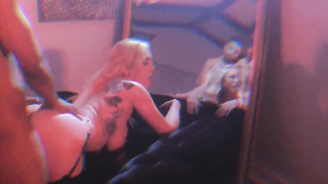 A white boy cums three times for BNWO PMV in this hot vid