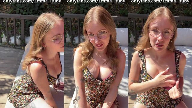 The cute stepmom teaches her stepdaughter to count and cum