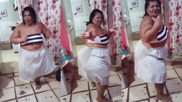 Fat granny with giant ass enjoys getting fucked hard and deep