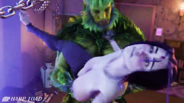 Raven gets fucked by futanari in a hot 3D animation scene