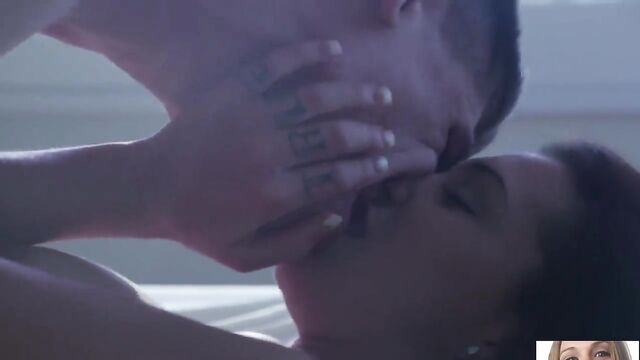 Kissing and sucking boobs with a hot babe