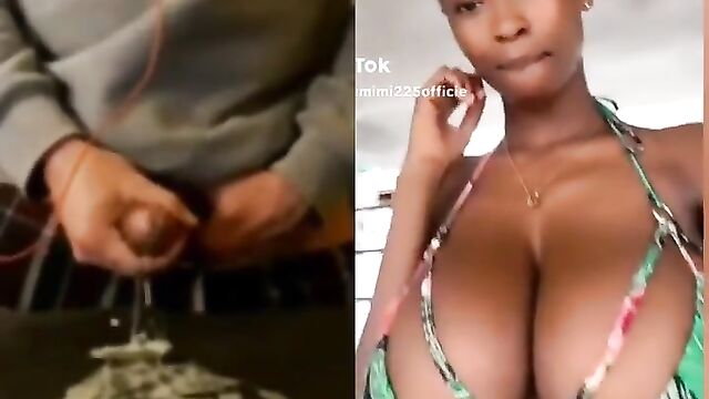 India Love reads tit-focused poetry and shows off her big boobs on IGLive