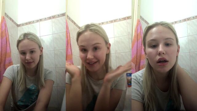 A sexy European girl with perfect round ass was exposed in public broadcast