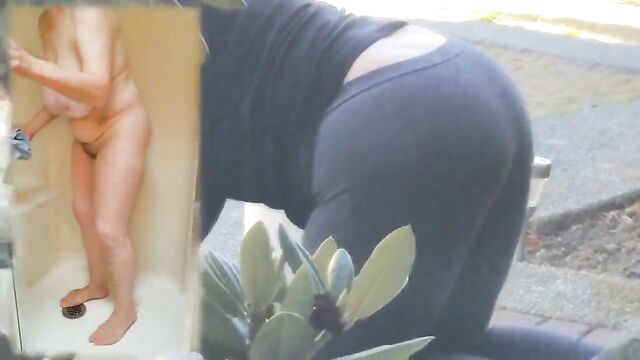 A GILF gets wild in a hidden cam JOI scene with a spy twist