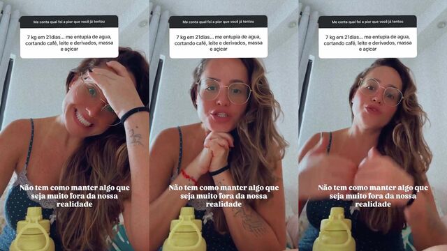 Iza Leite shows her boobs while wearing only a biquinho