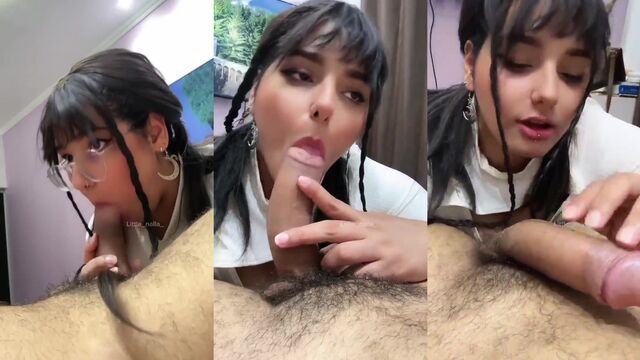 Chubby Latina slut Little Nalla gets her pussy filled with cock