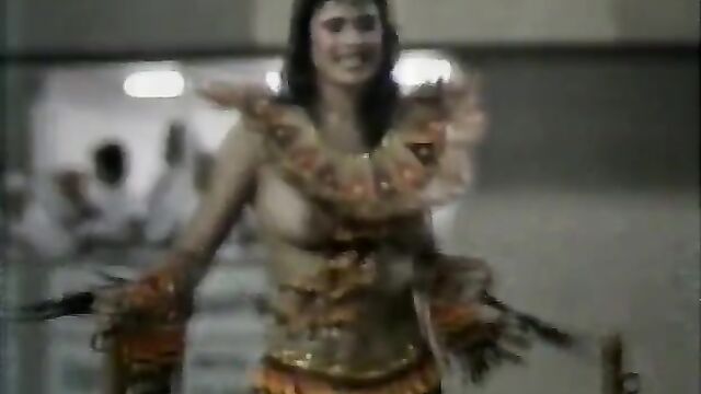 Topless Brazilian beauties get body painting and fuck like panthers in Carnaval
