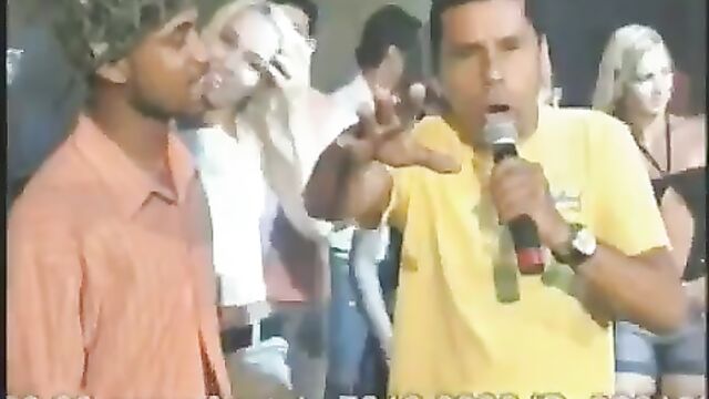 Hot girl performs on a TV show with no sound restriction