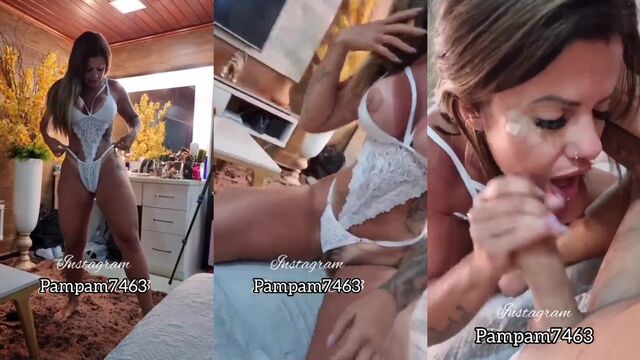TikTok star showcases her huge pussy in a steamy video