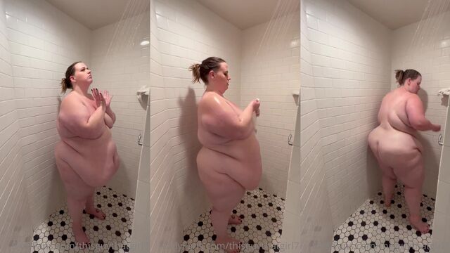 Fat belly feedee gets clapped after wobbly soles action