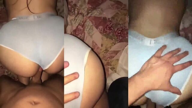 Clothed Latina with big ass gets fucked to the side
