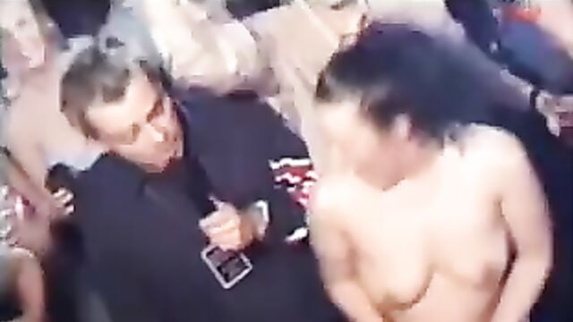 Topless European girls get caught and flashed on the UK beach during Springbreak