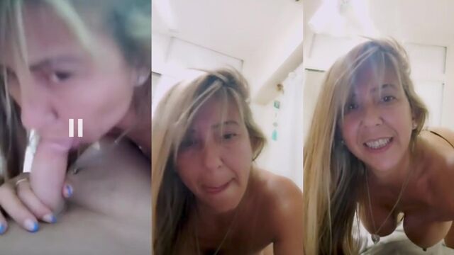 An old Argentinean woman is getting fucked like a slut