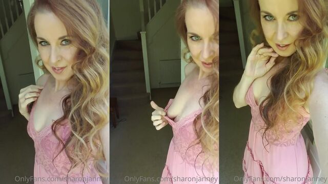 Sharon Janney in the morning light, feeling naughty