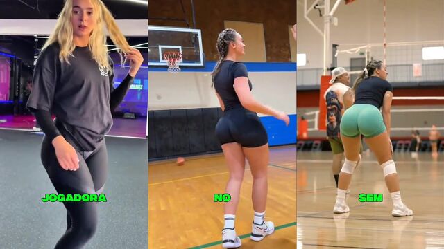 The big ass of the soccer player is a wonder to see in action