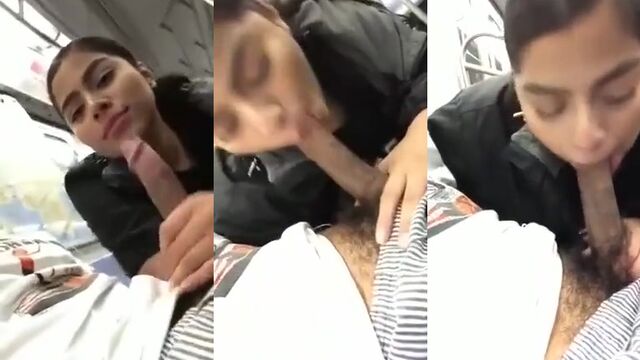 Latina with sexy long legs gets her feet covered with cum