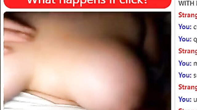 Girl with big natural boobs gets fucked on cam show