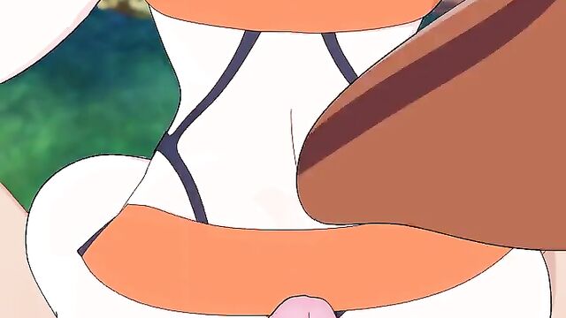 3D animation of a hot blondie with big tits getting fucked hard