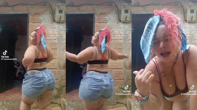 A fat ass baile show to get more Tik likes