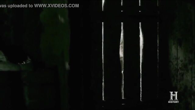 A hot TV girl is forced into a gangrape by viking dudes