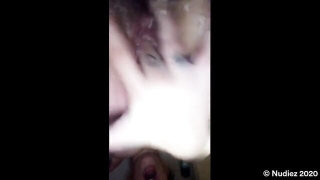 Busty MILF shows off her huge boobs and gets tit-fucked hard