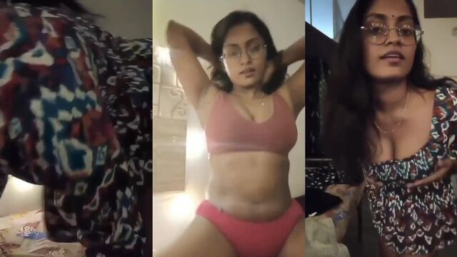 Unmarried desi slut satisfies her lover through a steamy video call