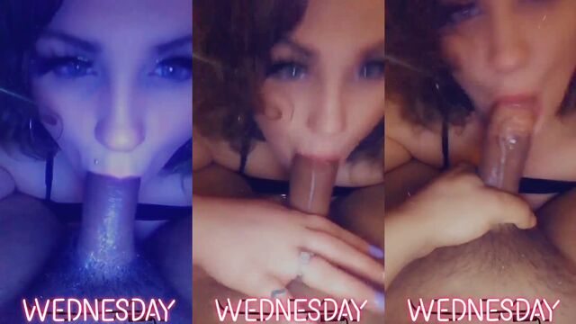 Sexy Dallas Escort Girl Gives a Deepthroat Blowjob to Her Client
