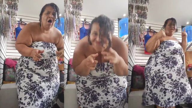 A fat granny with a juicy ass enjoys intense action in this steamy video