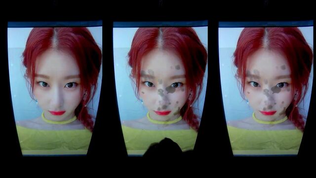 A tribute to Chaeryeong from ITZY in a cum compilation video