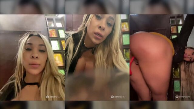 Latina milf AmyWillss gets her pussy filled with sticky cum