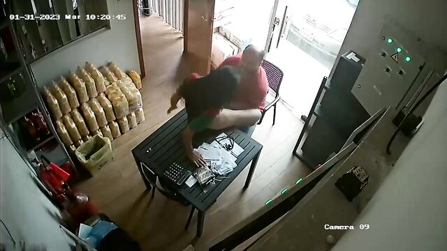 A new employee has a sex accident at work and gets caught
