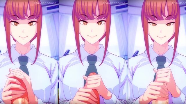 Makima’s handjob is the best - Chainsaw Man rule 34