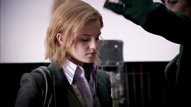 Facefucking tribute to Emma Watson as Hermione Granger with a cum finish