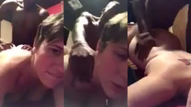 Short hair mature woman gets fucked by a black BBC