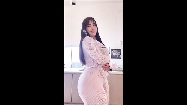 Busty Latina Crystal Lust shakes big tits while riding cock
