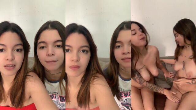 Random Twins getting fucked and cumming together